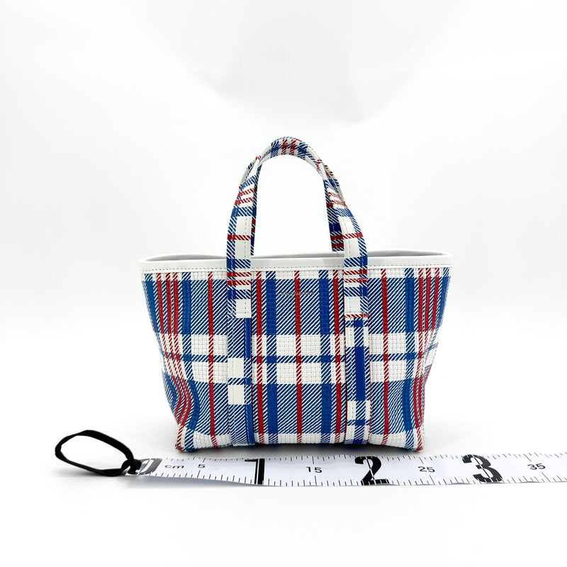 Balenciaga Cabas Tote Canvas And Leather White