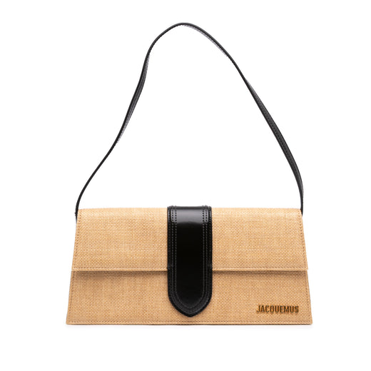 Raffia Le Bambino Long Shoulder Bag - Image 1
