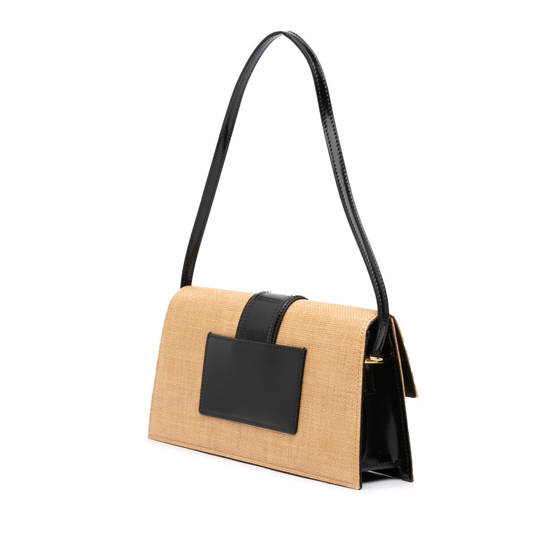 Raffia Le Bambino Long Shoulder Bag - Image 2