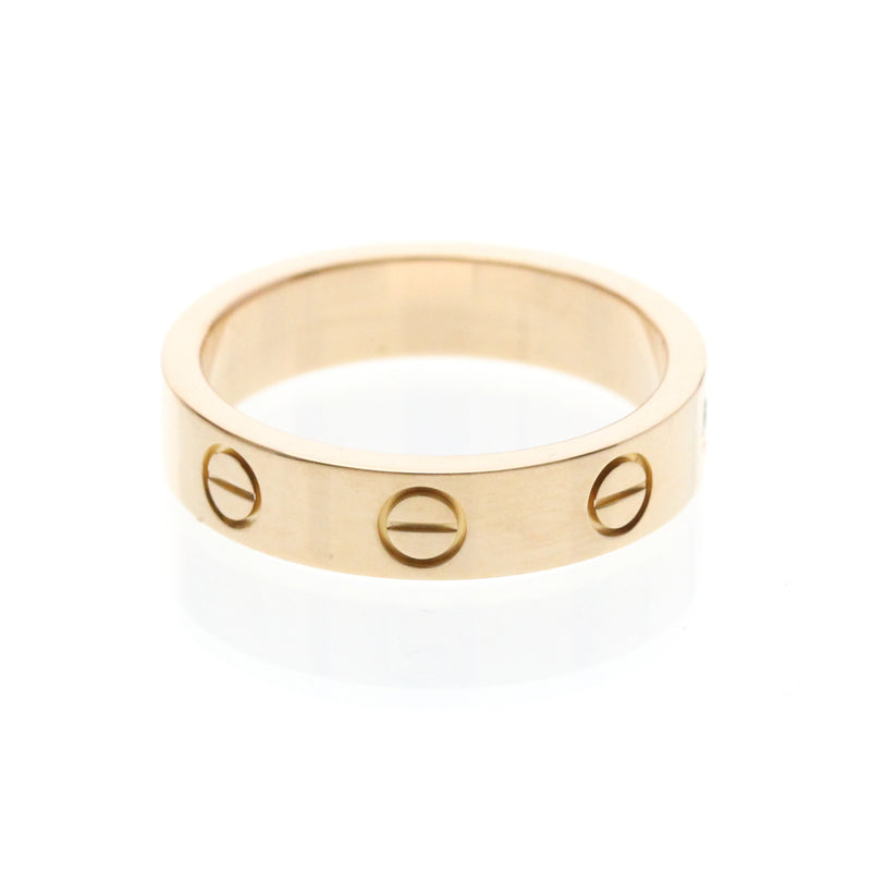 Cartier Love Wedding Band 1 Diamond 18k Rose Gold With Pink_gold Bijoux