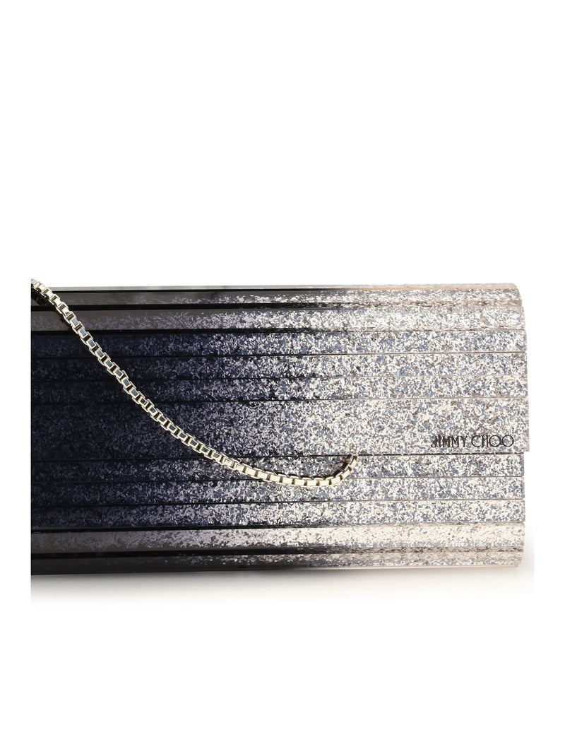 Jimmy Choo Sweetie Clutch — Black Mother-of-pearl