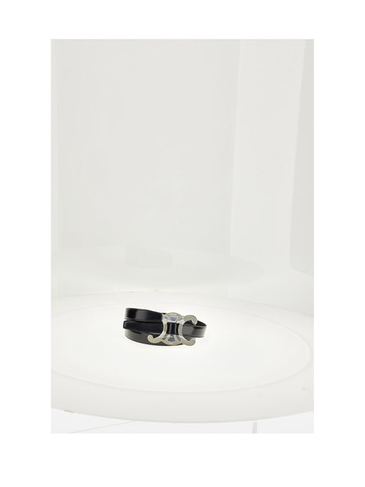 Celine Calf Leather Belt — Black
