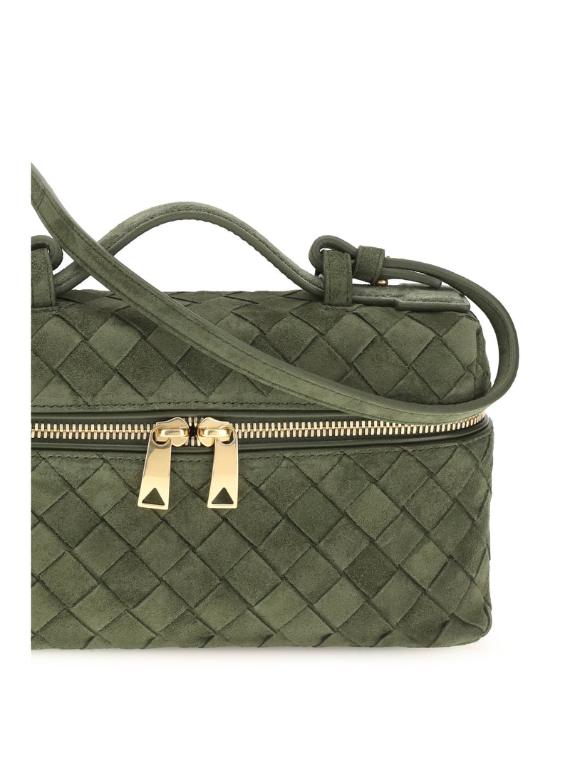 Bottega Veneta Shoulder Bag — Green Calf Leather