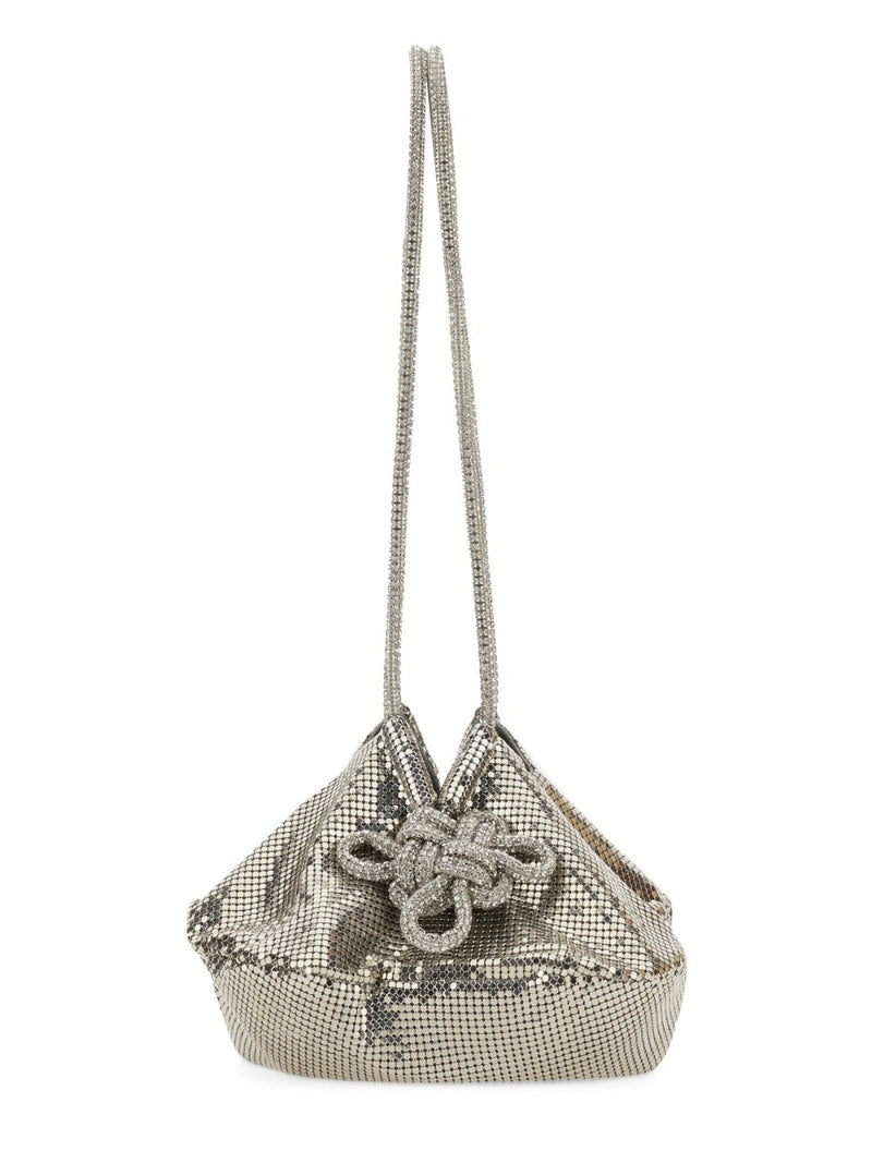 Kara Ufo Shoulder Bag — Silver Polyester