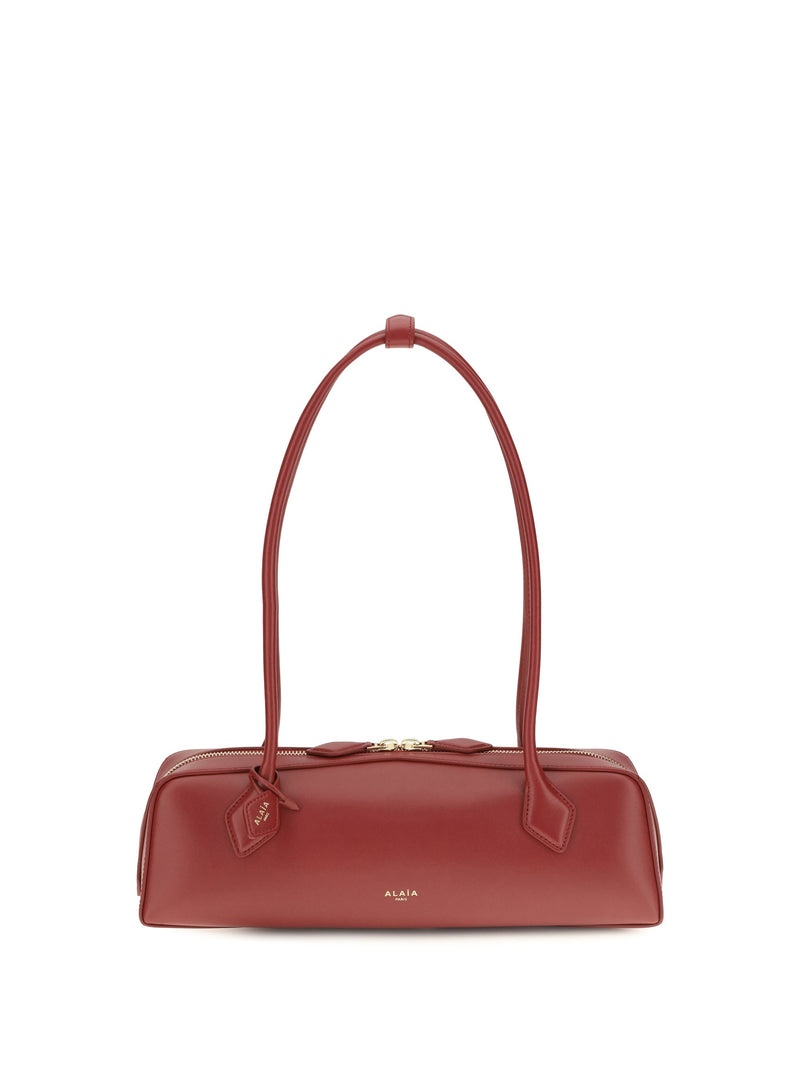 Alaïa Shoulder Bag — Red Calf Leather