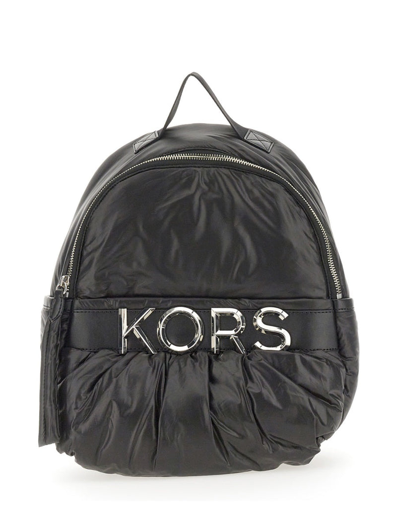 Michael Michael Kors Leonie Backpack — Black Recycled Polyester