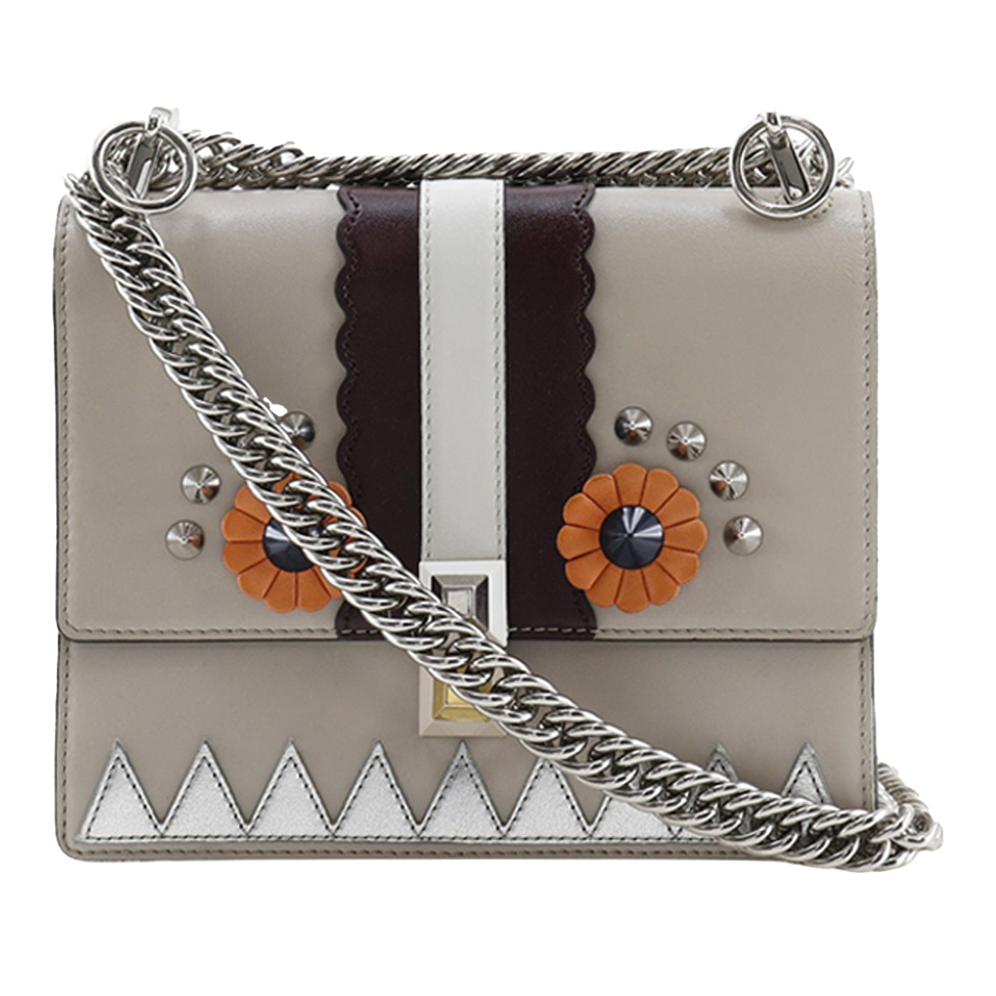 Vitello Liberty Lucido Catalan Small Mirror Hypnoteyes Studded Kan I Crossbody - Image 1