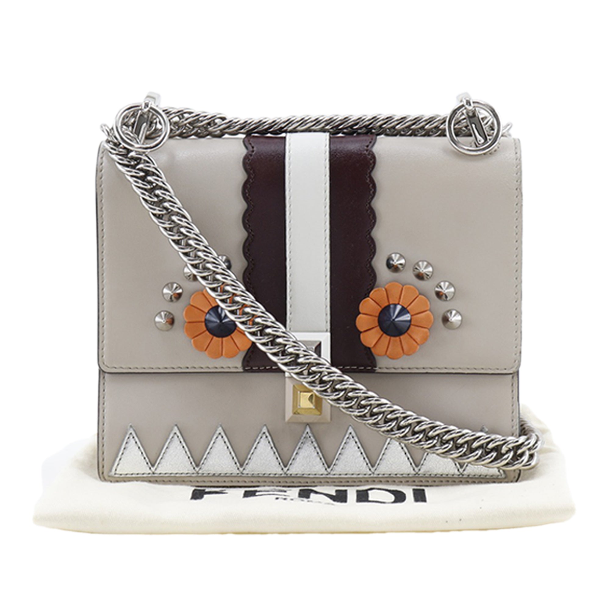 Vitello Liberty Lucido Catalan Small Mirror Hypnoteyes Studded Kan I Crossbody - Image 7