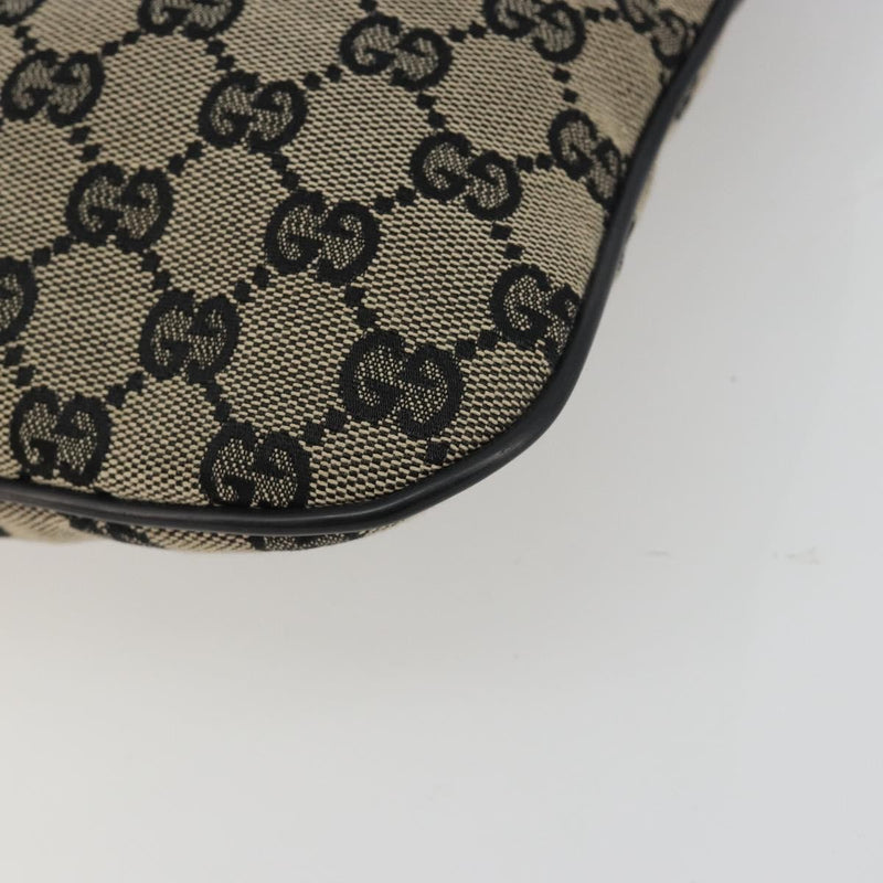 Gucci Web Strap Zip Messenger Gg Canvas Beige