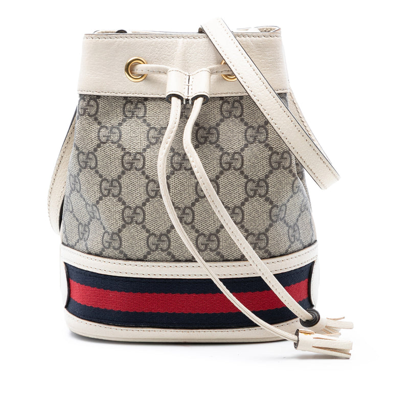 Mini GG Supreme Web Ophidia Bucket Bag