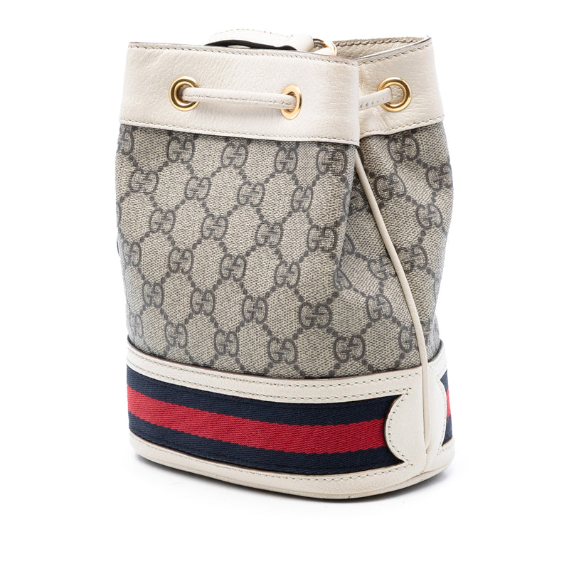 Mini GG Supreme Web Ophidia Bucket Bag - Image 2