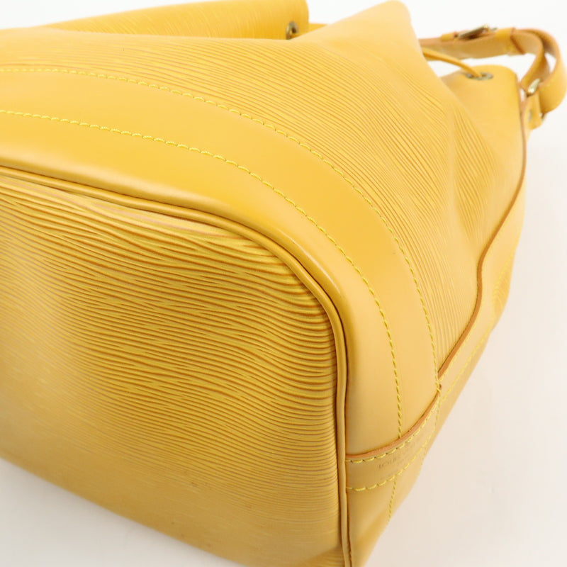 Louis Vuitton Noe Epi Leather Yellow Bag