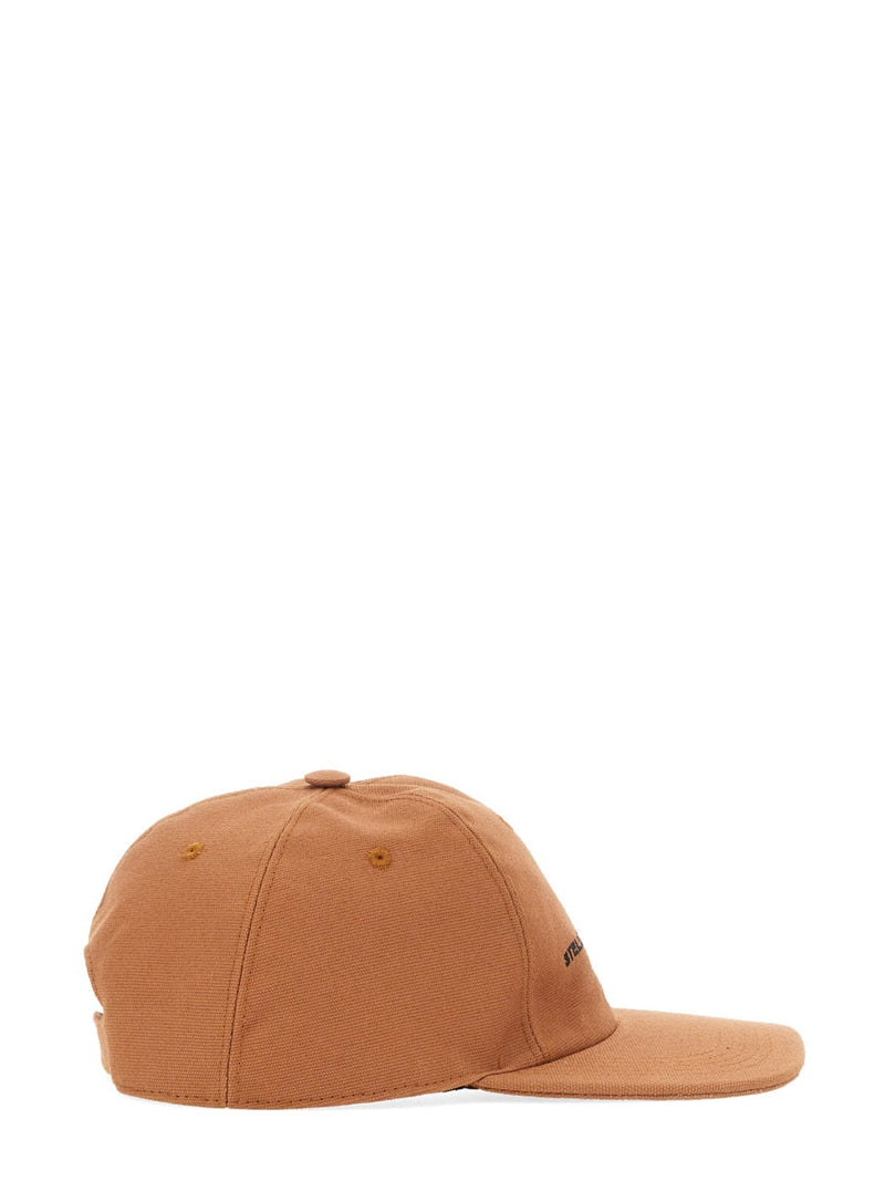 Stella Mccartney 570194_wp01182310 Cotton Baseball Cap — Beige Caps