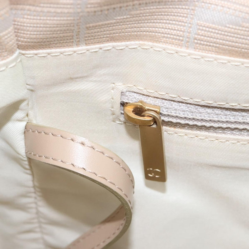 Chanel Travel Line Nylon Beige Bag