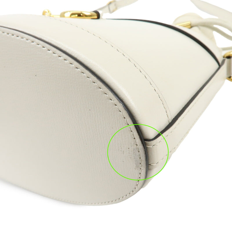 Gucci Horsebit 1955 Bucket Leather Beige Bag
