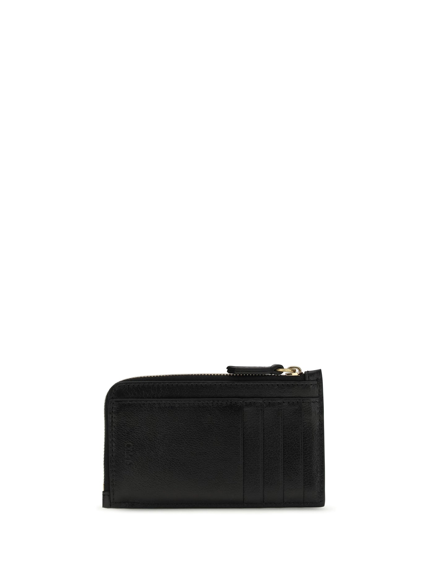 Chloé Paddington Coin Purse — Black Calf Leather (bos Taurus) Wallets & Purses