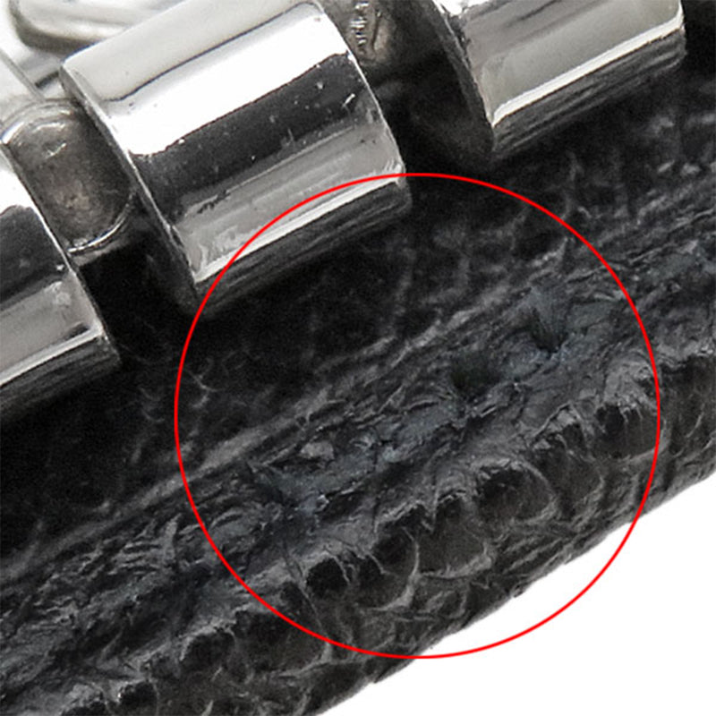 Grained Calfskin Logo Clip Key Case - Image 9