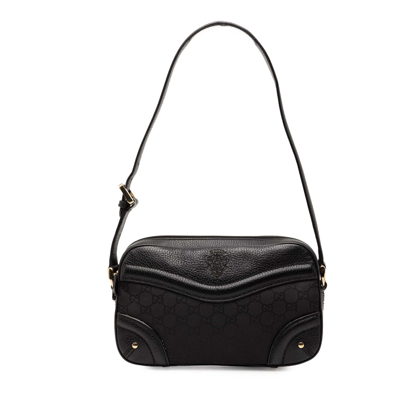 GG Nylon Crest Shoulder Bag - Image 1
