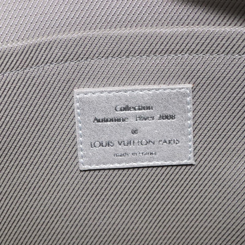 Louis Vuitton Halo Limited Edition Shimmer Monogram Embossed Leather Silver Bag