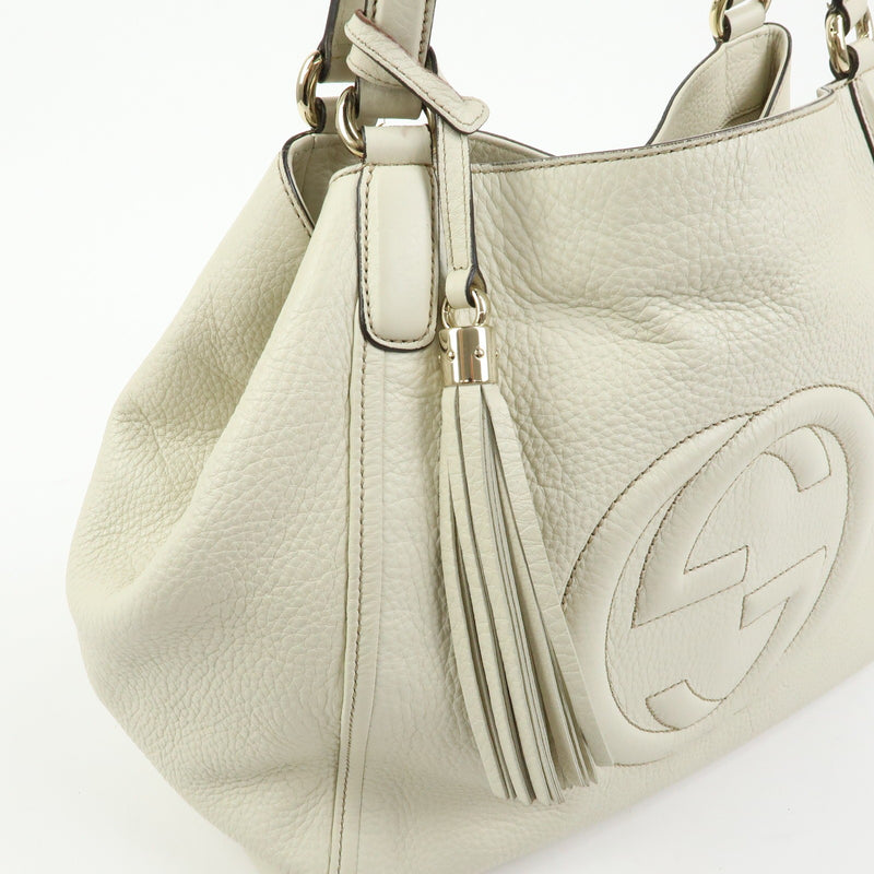 Gucci Soho Leather Beige Bag
