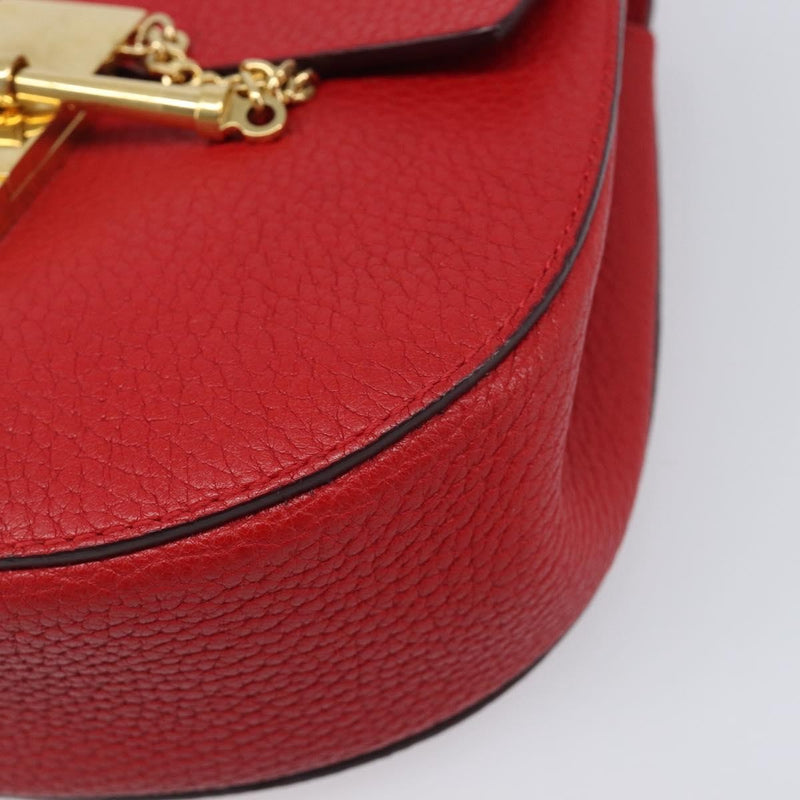 Chloe Drew Leather Red Bag