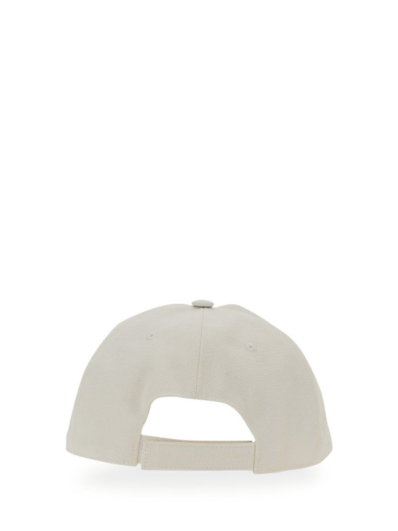 Stella Mccartney 570194_wp01721830 Logo Cotton Baseball Cap — White Caps