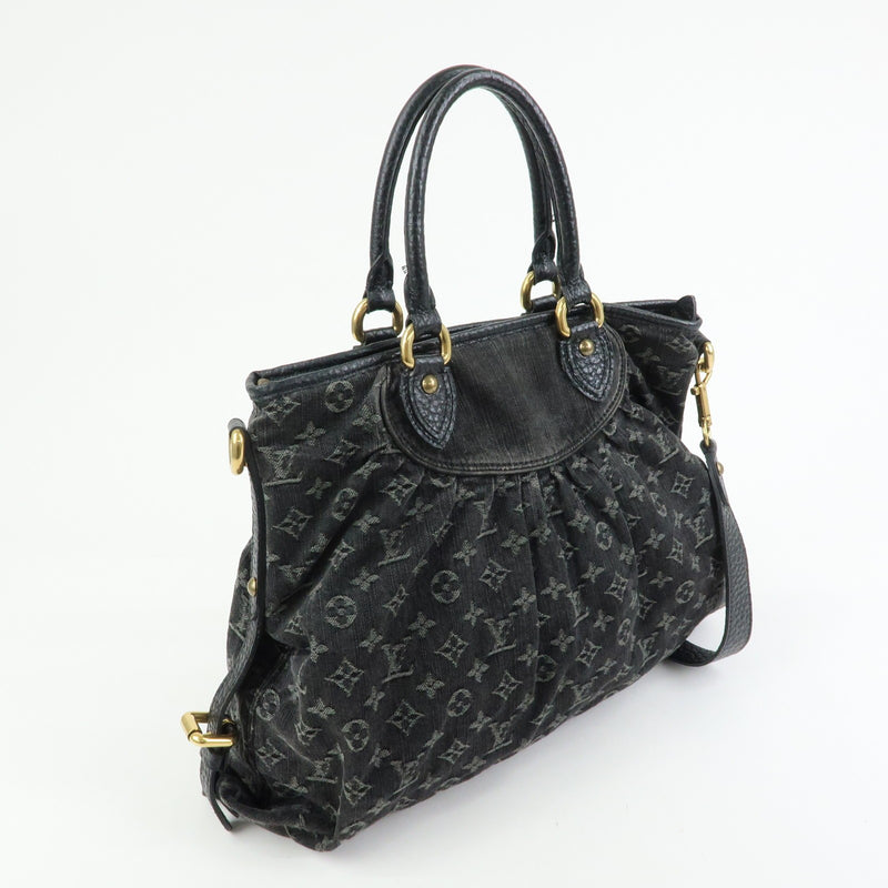 Louis Vuitton Neo Cabby Monogram Denim Black Denim_jeans Bag