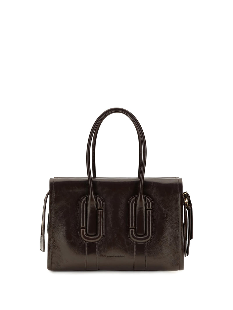 Marc Jacobs Babe City Shoulder Bag — Brown Calf Leather
