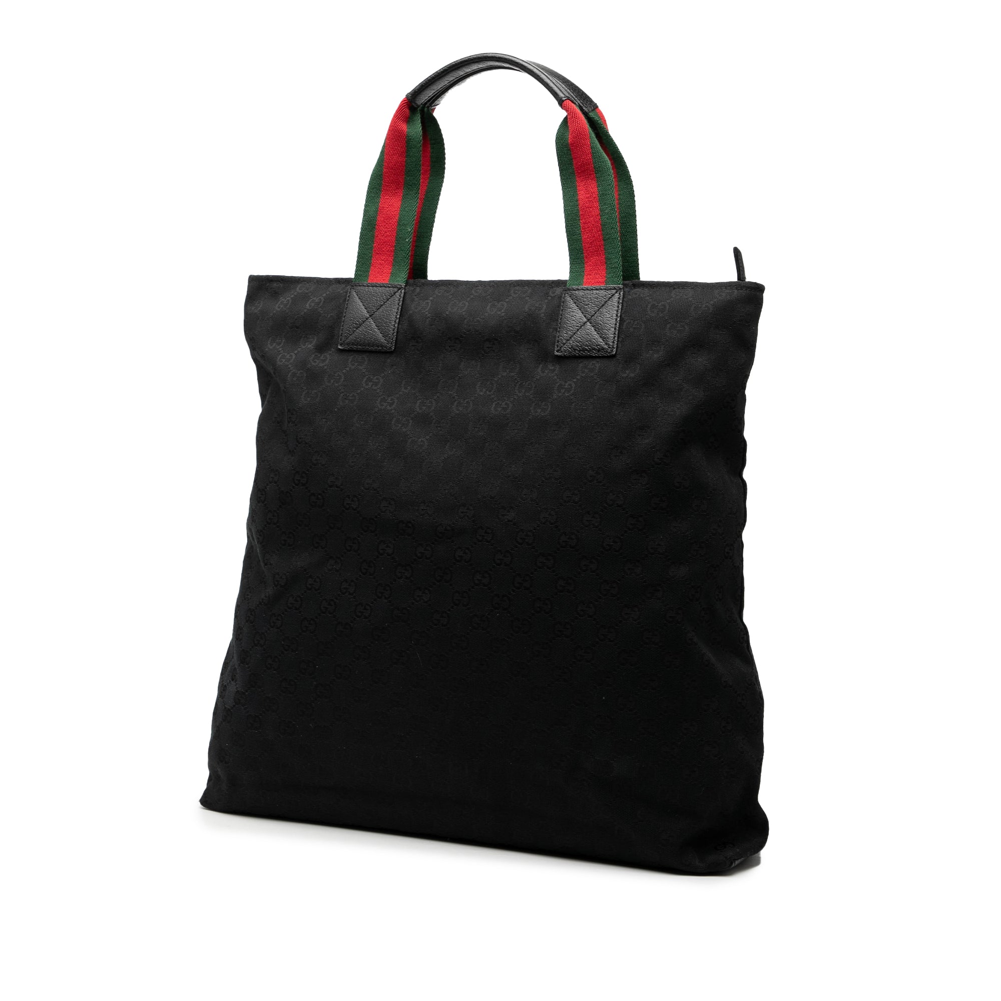 GG Canvas Web Vertical Tote - Image 2