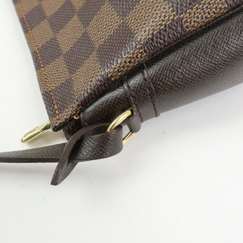 Louis Vuitton Trousse Make Up Damier Brown Canvas Bag