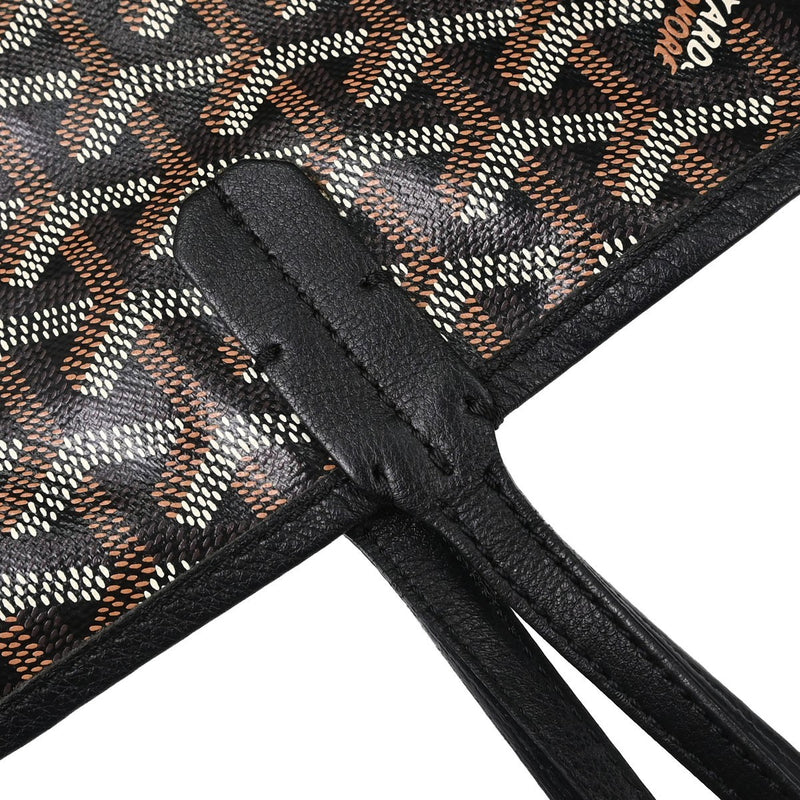 Goyard Saint Louis Coated Canvas Black Bag