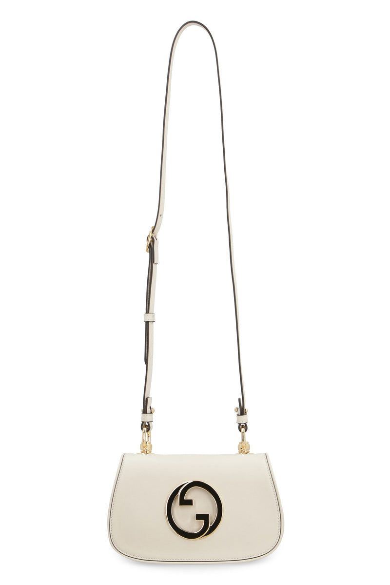 Gucci Blondie Mini Shoulder Bag — White Calf