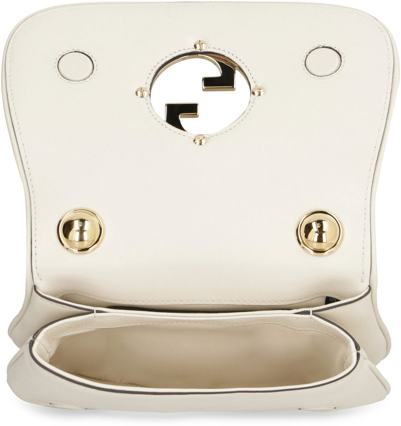 Gucci Blondie Mini Shoulder Bag — White Calf