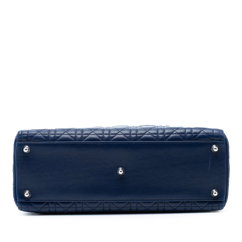 Large Lambskin Cannage Lady Dior - Image 3