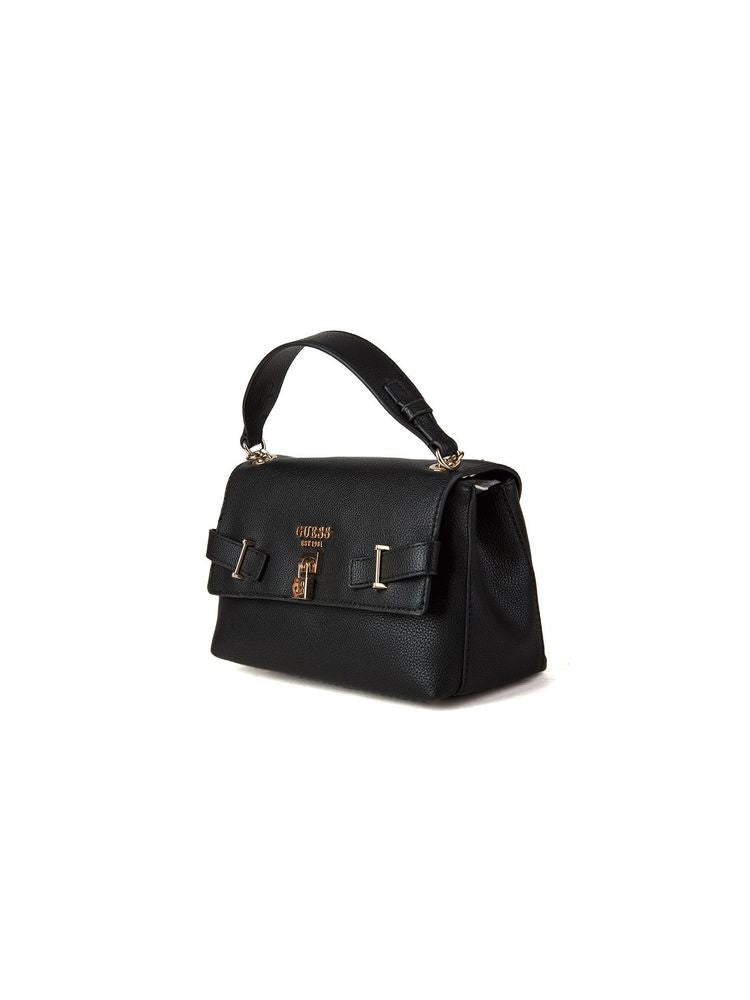Guess Yesba Crossbody Bag — Black Polyurethane