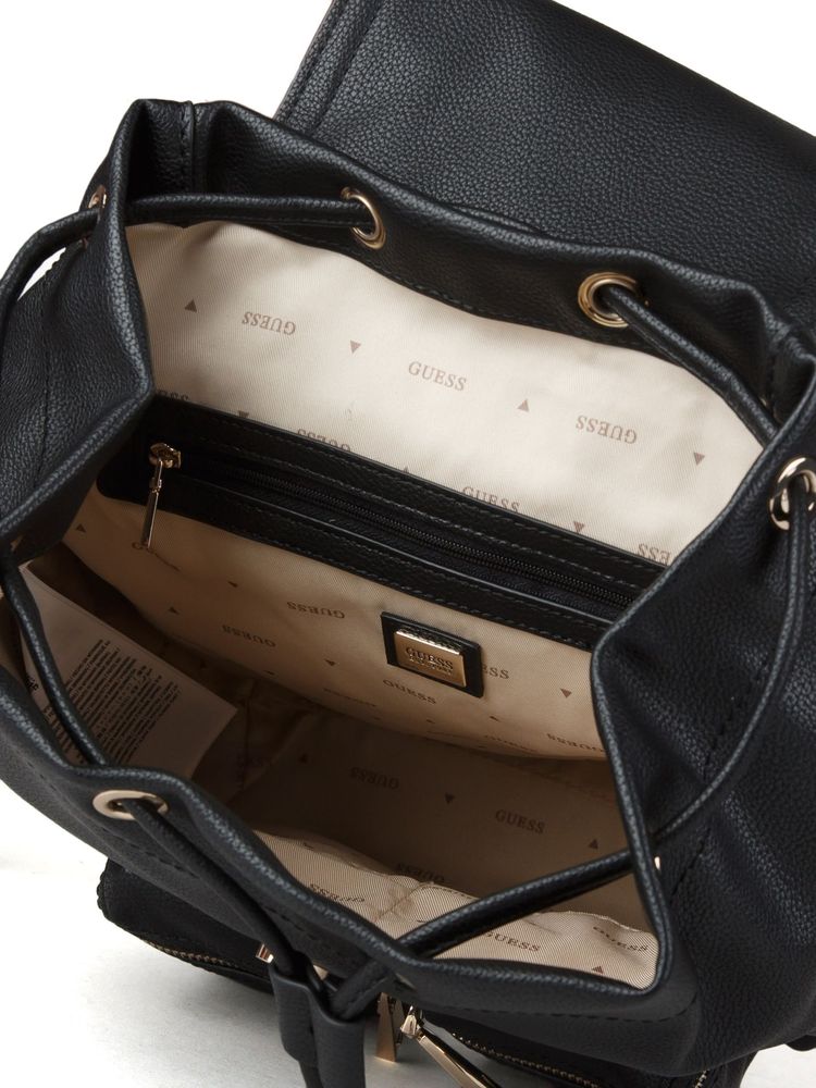 Guess Backpack — Black Polyurethane