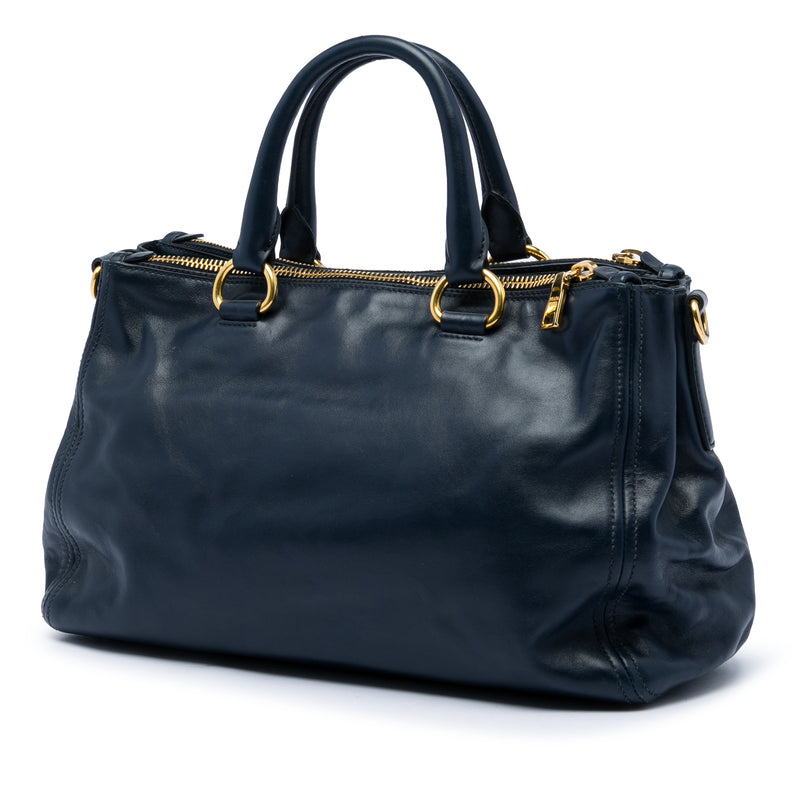 Soft Calf Double Zip Convertible Tote - Image 2