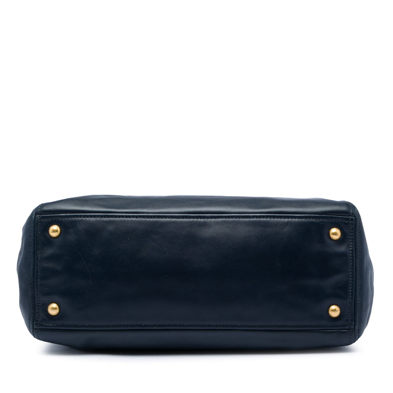 Soft Calf Double Zip Convertible Tote - Image 3