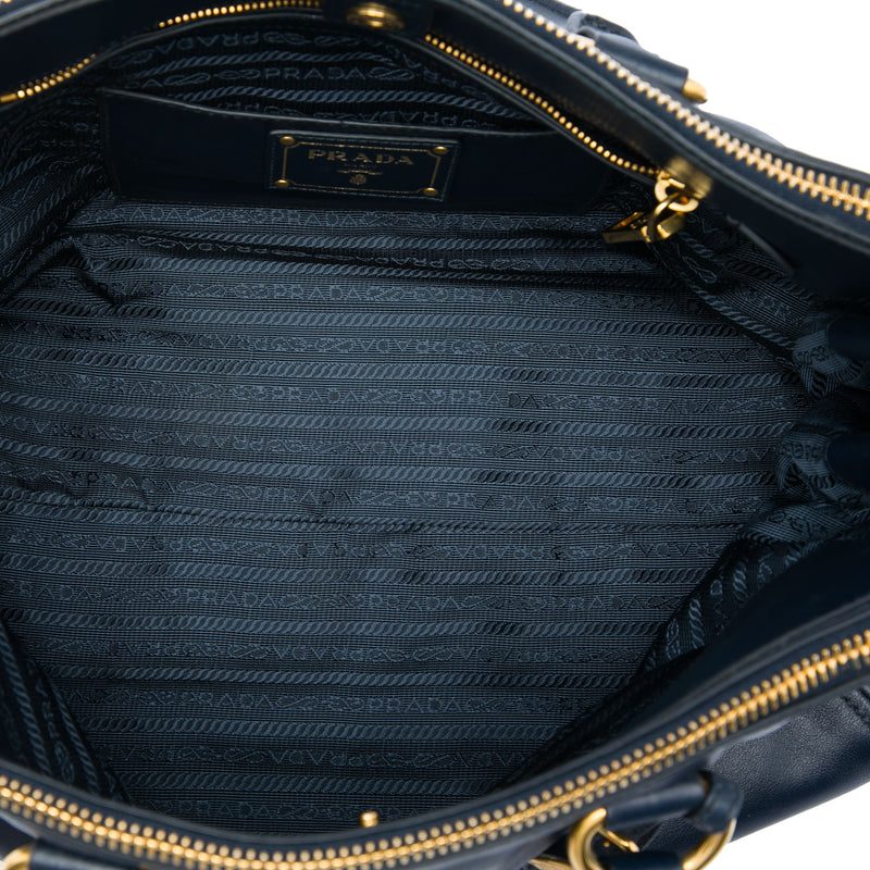 Soft Calf Double Zip Convertible Tote - Image 4