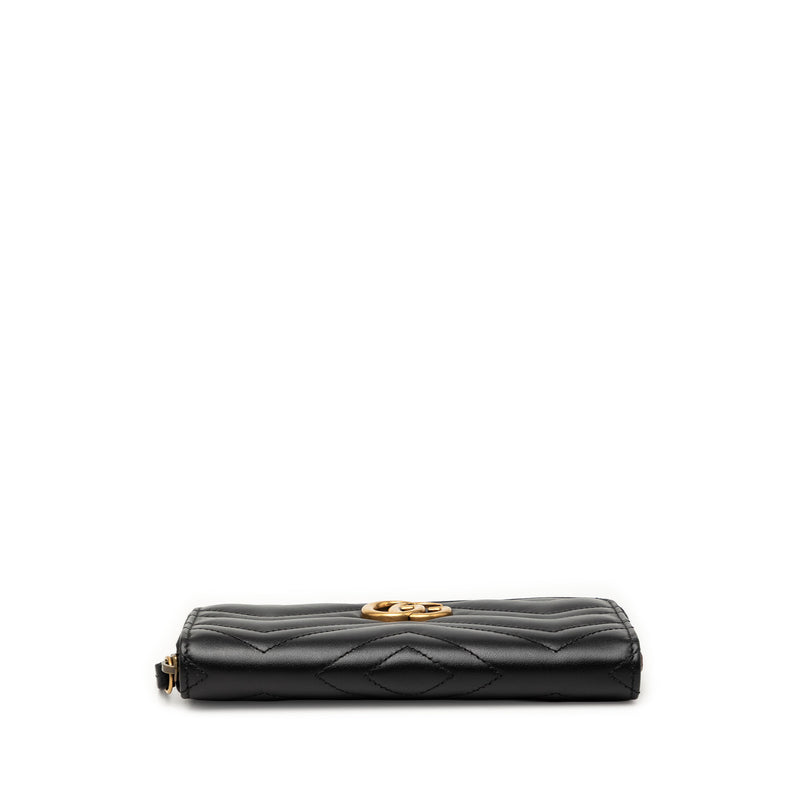 GG Marmont Matelasse Calfskin Zip Around Wallet - Image 3