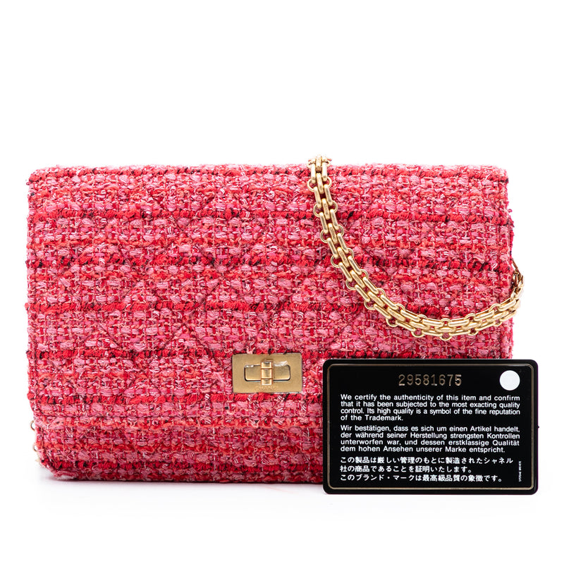 Quilted Tweed Reissue 2.55 Wallet On Chain - Image 8