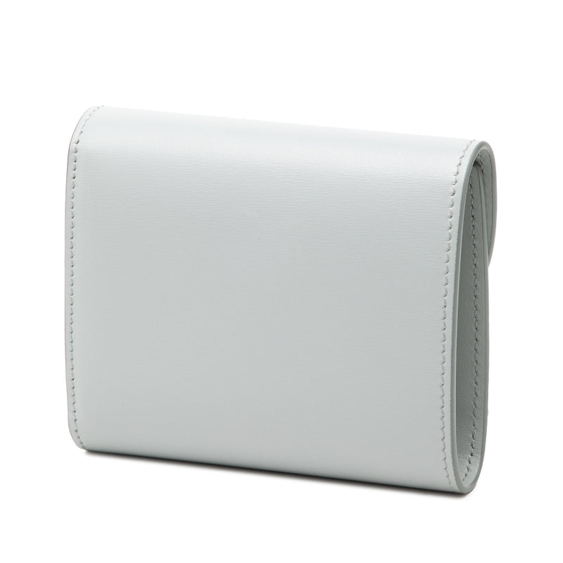 Shiny Calfskin Triomphe Flap Small Wallet - Image 2