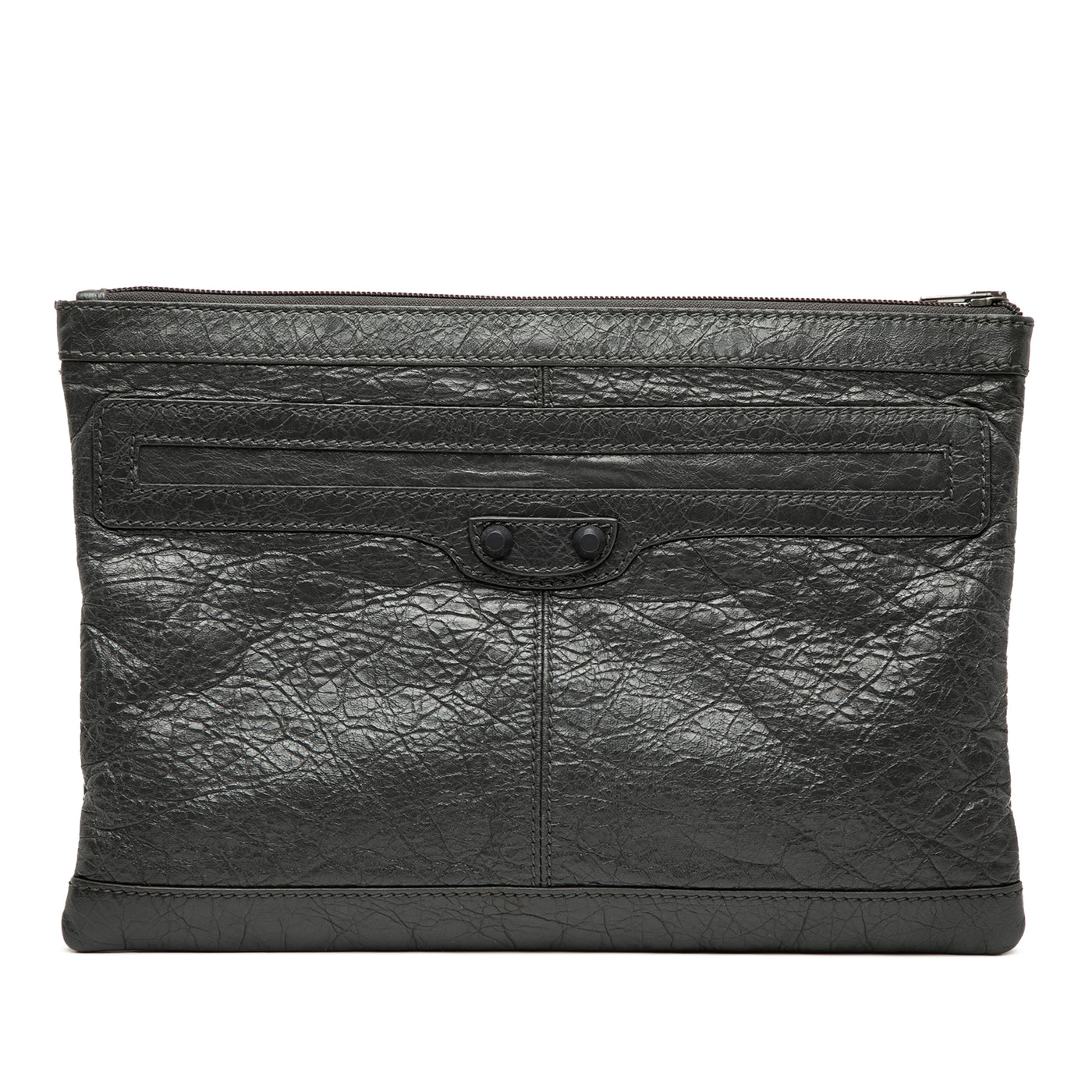 Lambskin Motocross Classic Clip M Clutch - Image 1