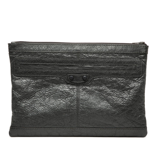 Lambskin Motocross Classic Clip M Clutch - Image 1