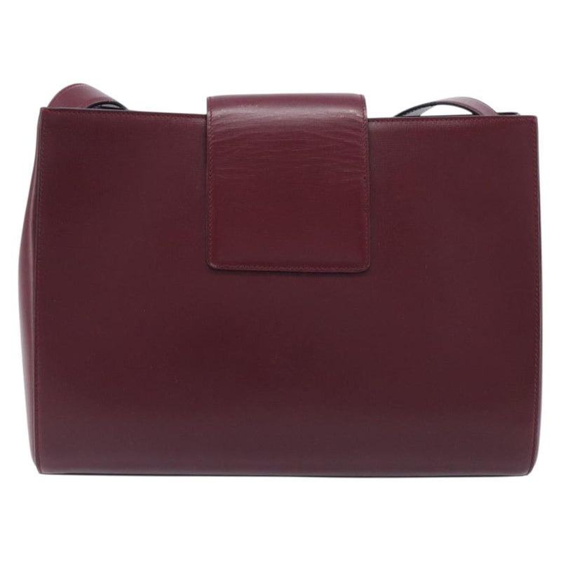 Cartier Must De Leather Burgundy Bag