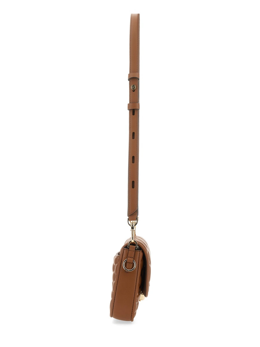 Michael Michael Kors Logo Tote Bag — Beige Polyurethane