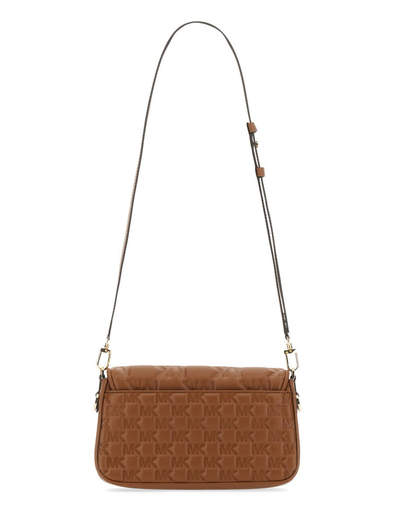 Michael Michael Kors Logo Tote Bag — Beige Polyurethane