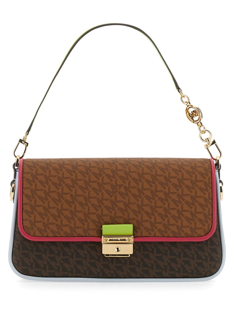 Michael Michael Kors Logo Shoulder Bag — Multicolor Nylon