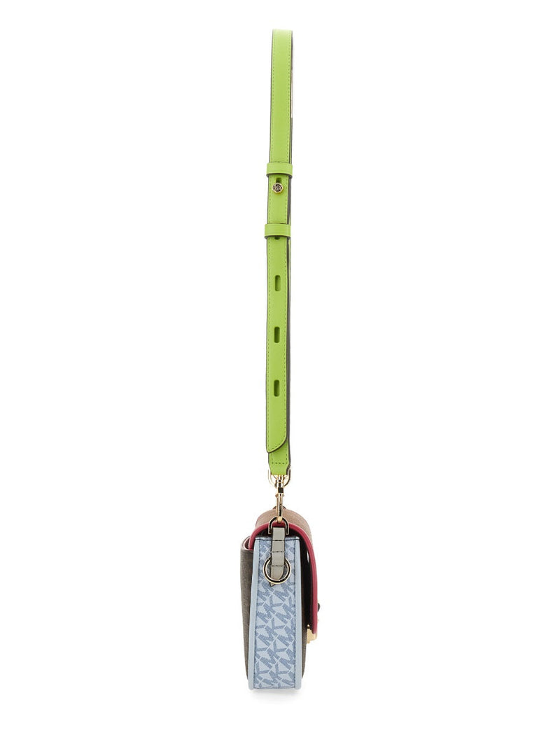 Michael Michael Kors Logo Shoulder Bag — Multicolor Nylon