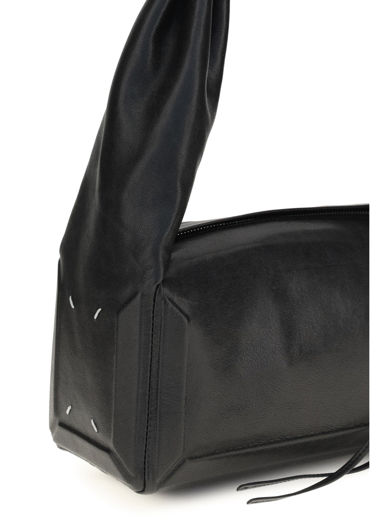 Maison Margiela Mutton Leather Shoulder Bag — Black